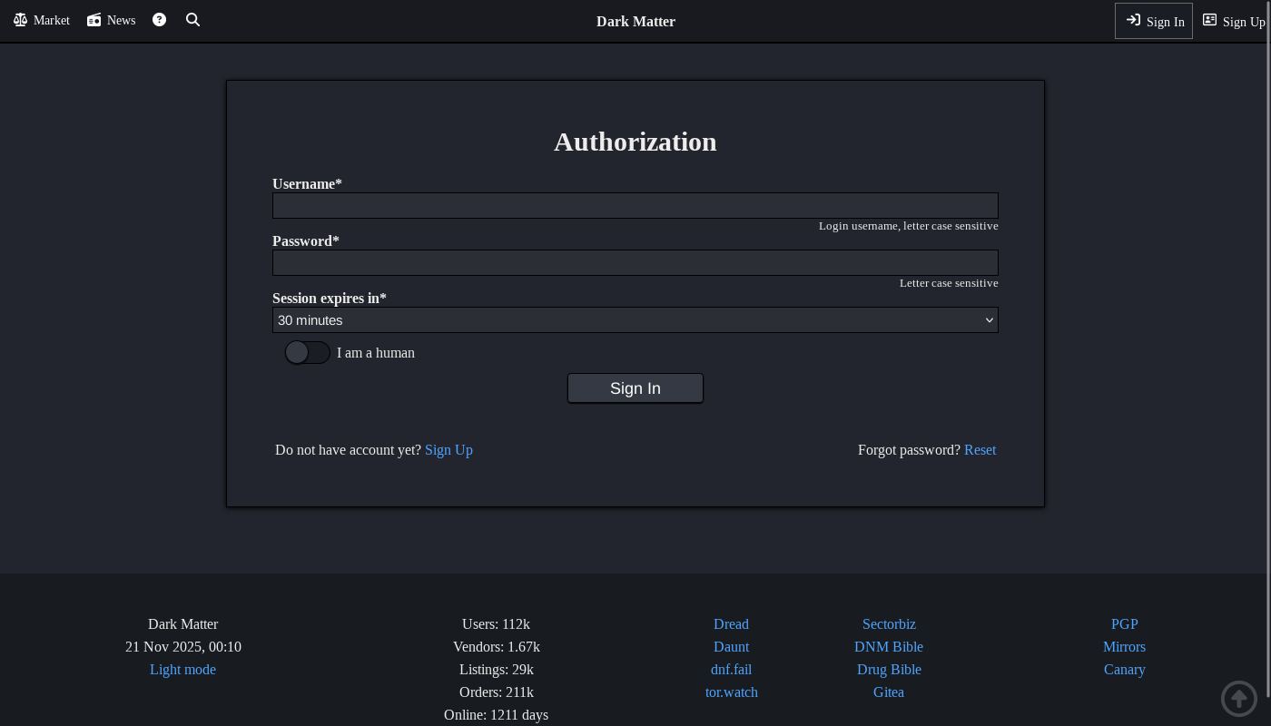 User Login Interface